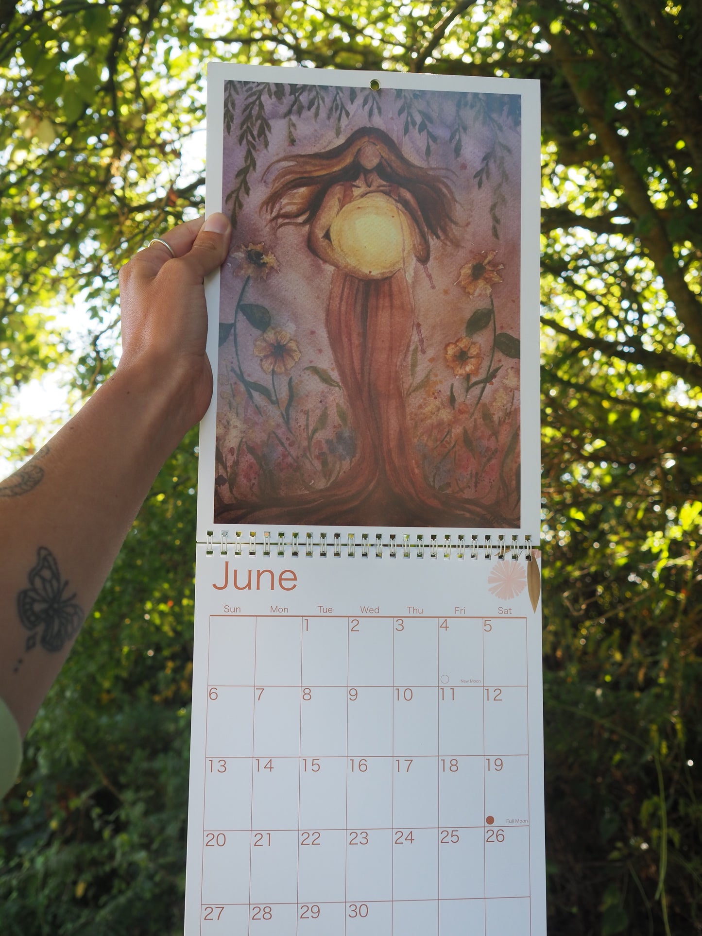 2027 Wall Calendar ~ Watercolour Earth Goddesses
