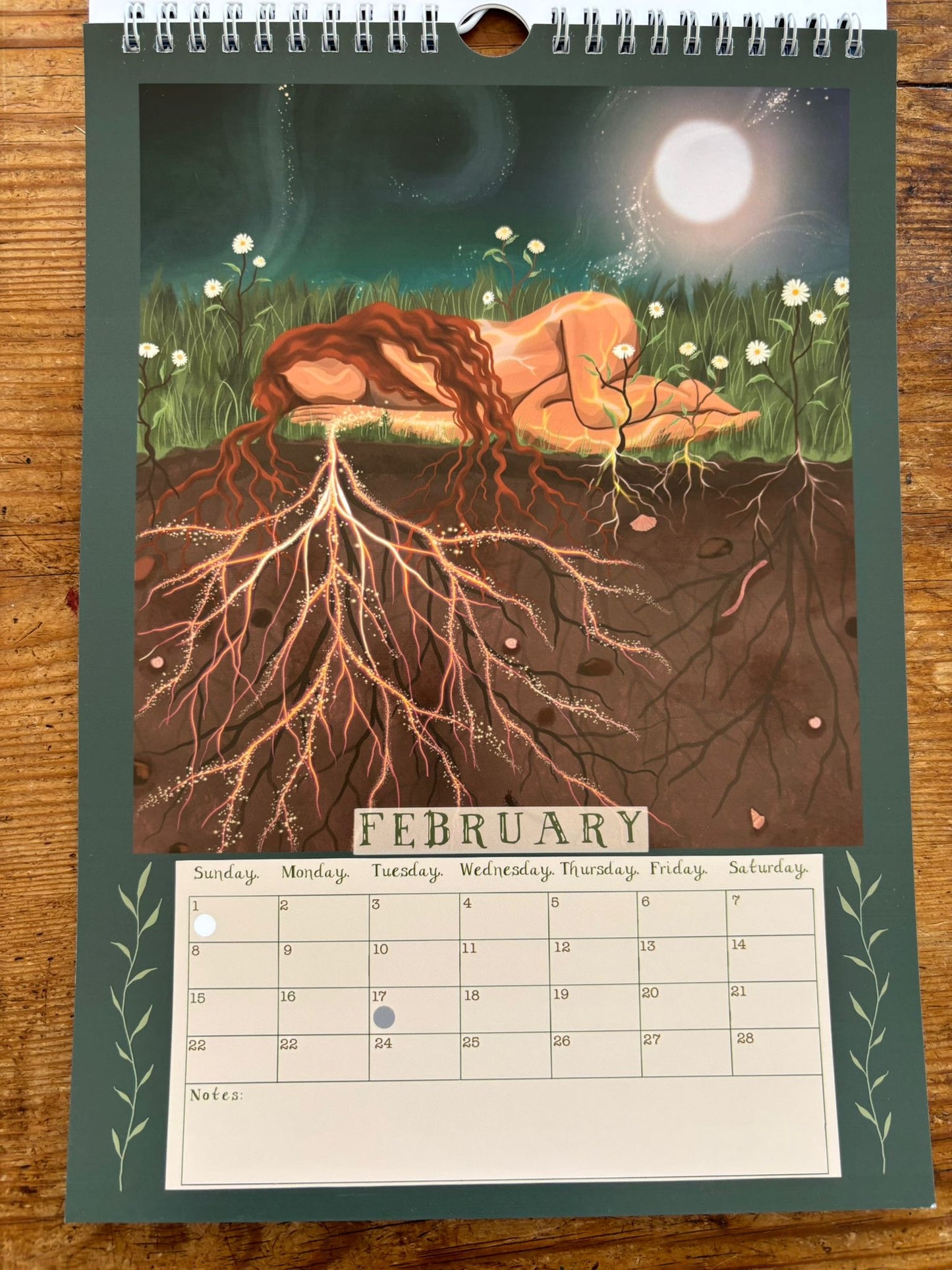 SECONDS 2026 CALENDAR ~ MOTHER NATURE