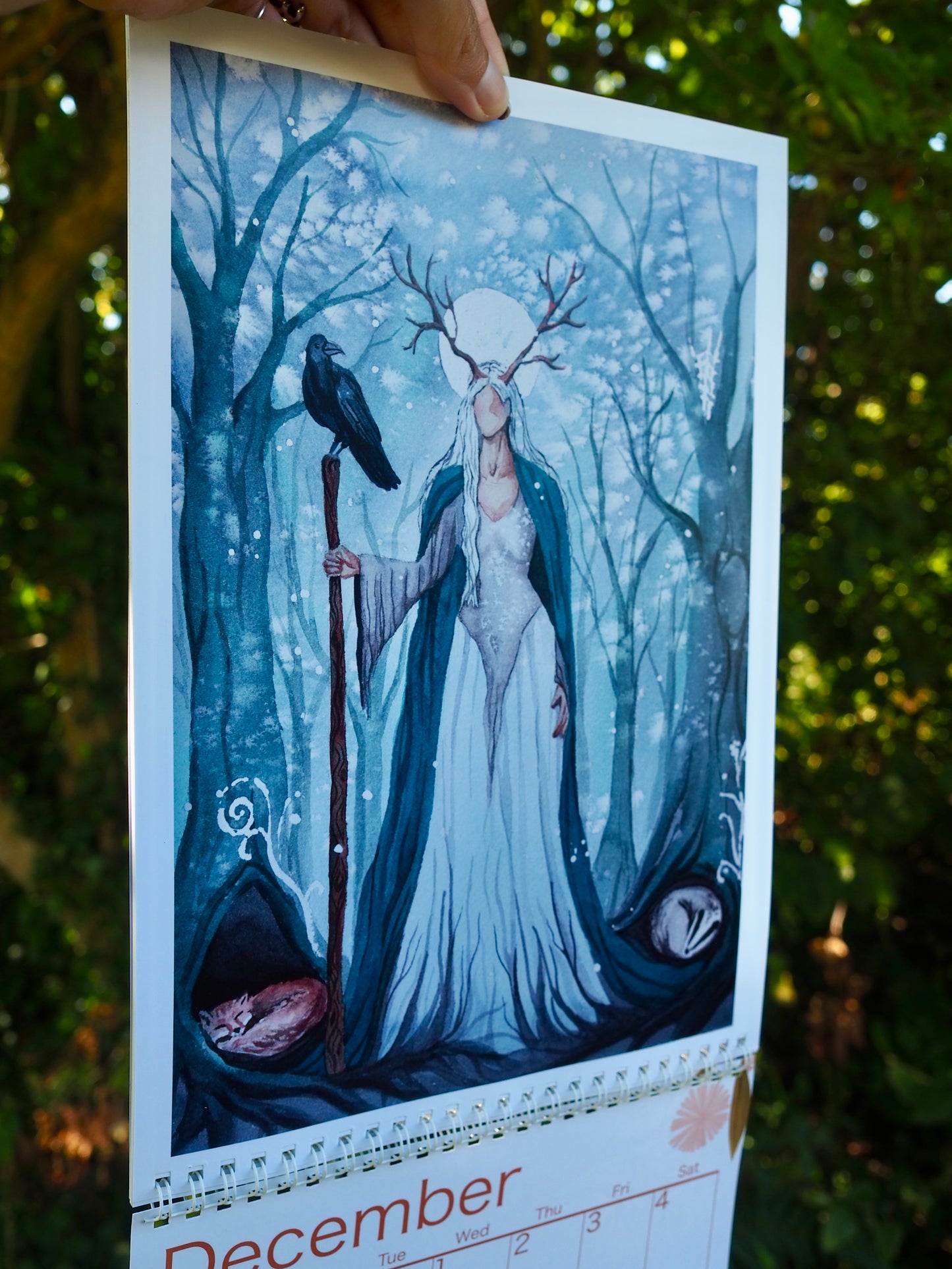 2027 Wall Calendar ~ Watercolour Earth Goddesses