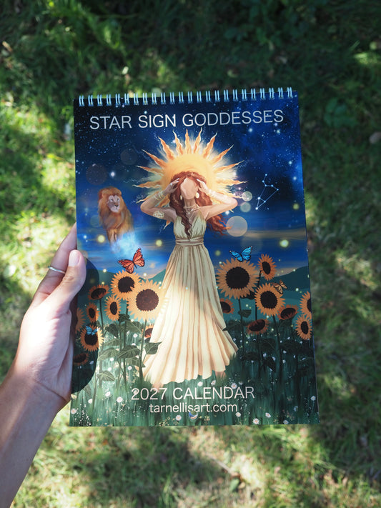 2027 Wall Calendar ~ Star Sign Goddesses