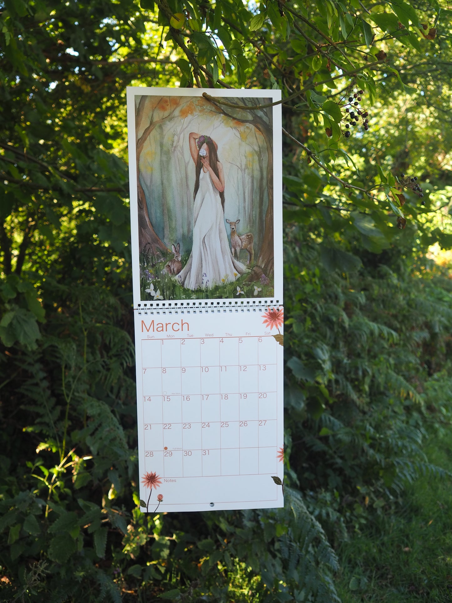 2027 Wall Calendar ~ Watercolour Earth Goddesses