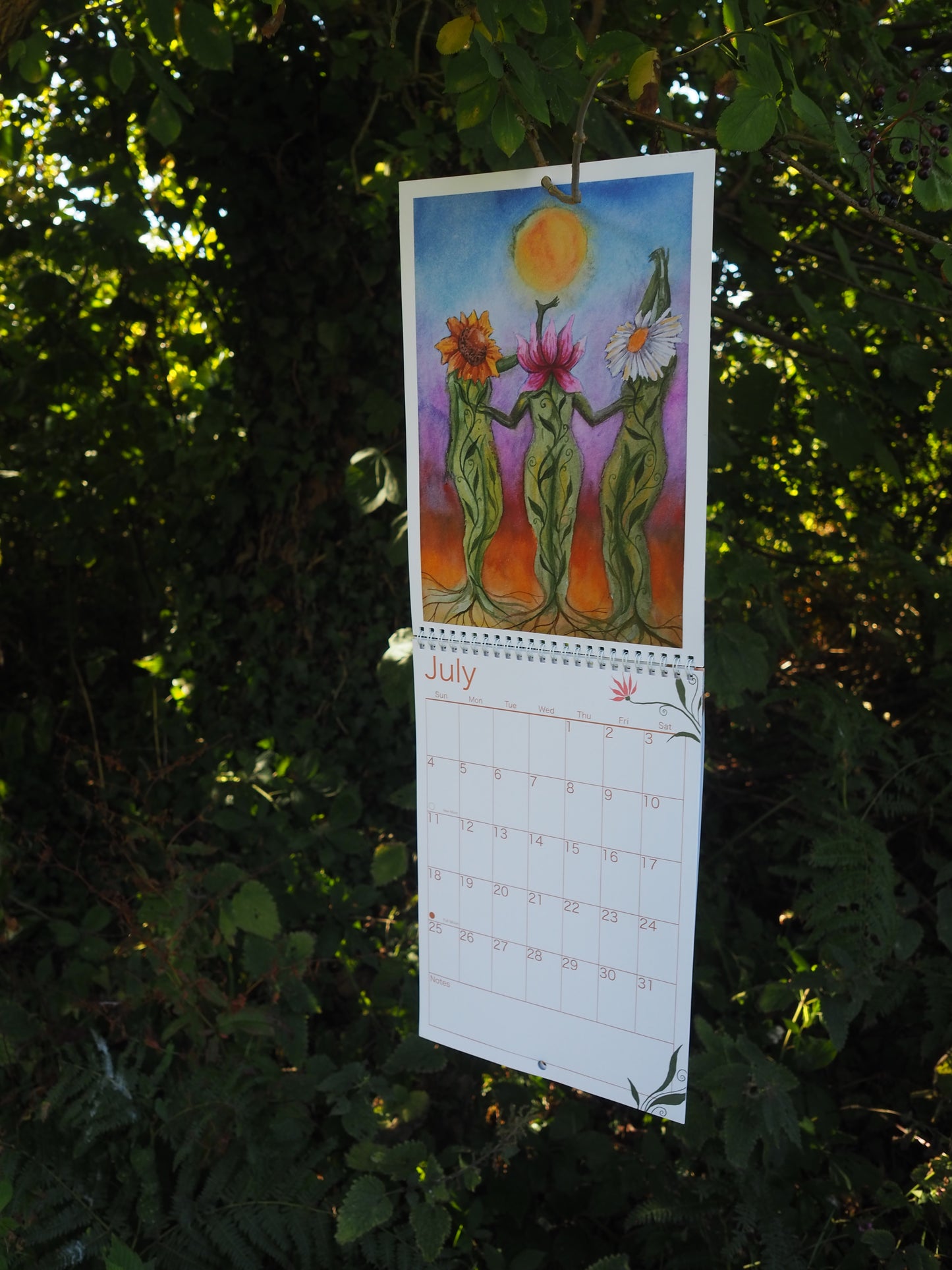 2027 Wall Calendar ~ Watercolour Earth Goddesses