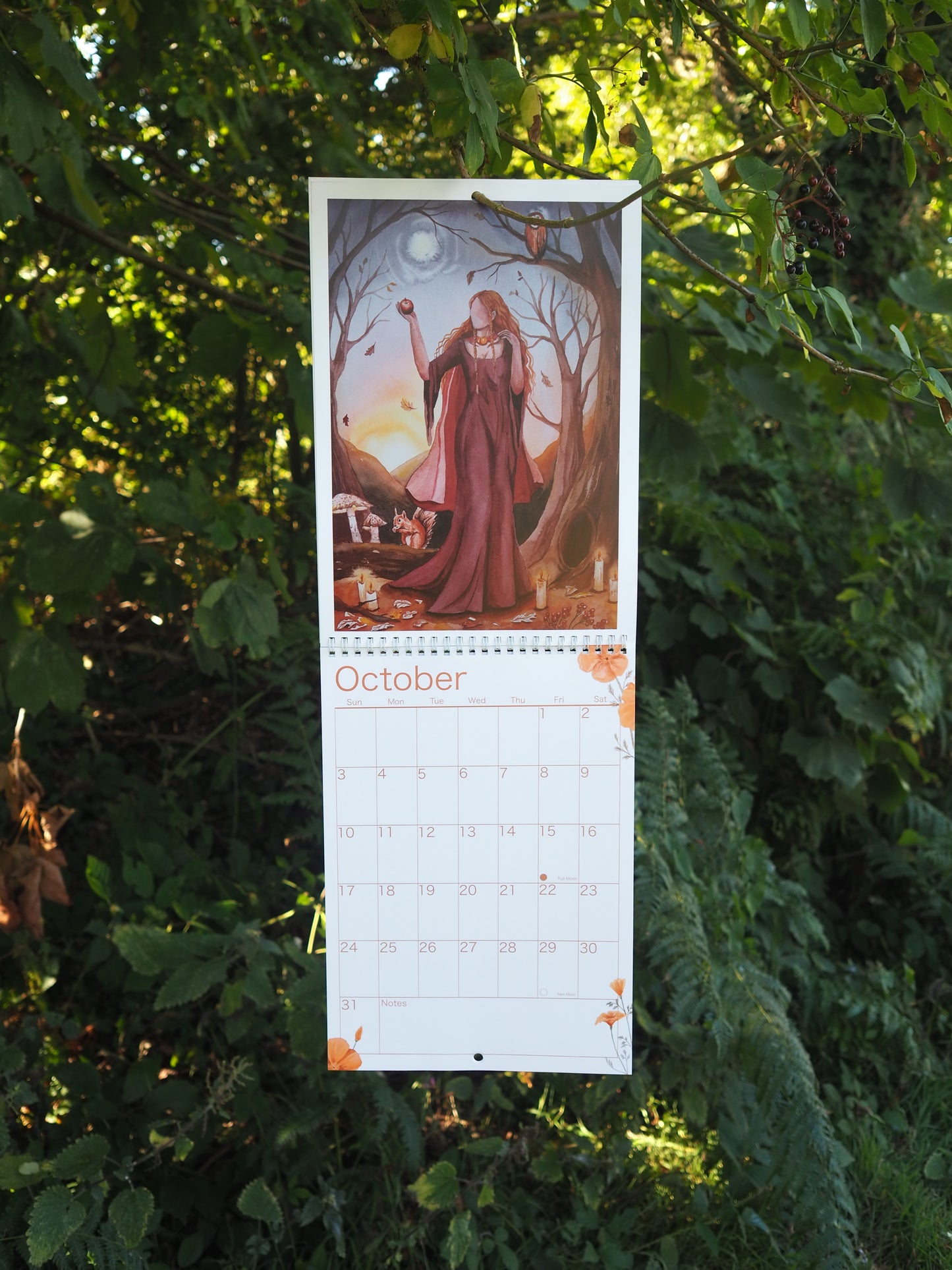 2027 Wall Calendar ~ Watercolour Earth Goddesses
